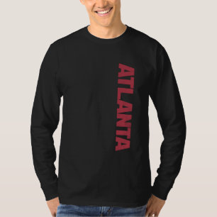 Vintage Atlanta GA USA City Pride Varsity Atlanta T Shirt