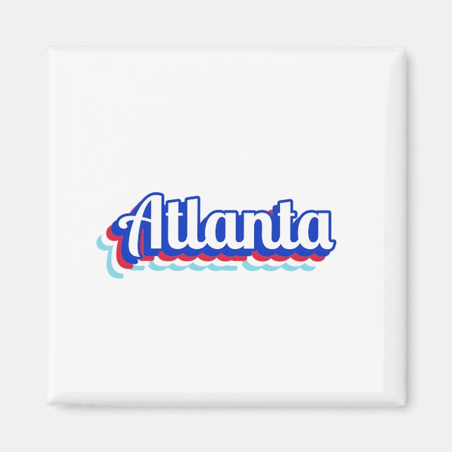 Vintage Atlanta Magnet (Framsidan)