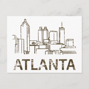 Vintage Atlanta Vykort