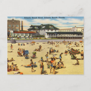 Vintage, Atlantic Beach Hotel, Florida Vykort