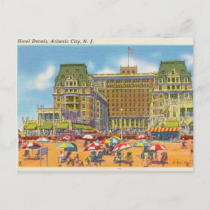 Vintage, Atlantic City Hotel, New jersey Vykort