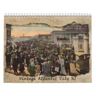Vintage Atlantic City New jersey Calendar Kalender