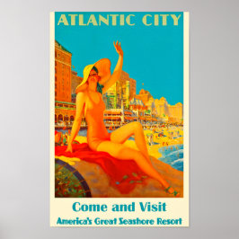 Vintage Atlantic City Poster