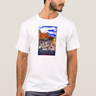 Vintage Atlantic City Tåg Travel T-shirt
