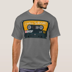 Vintage Audio Band BASF I Överlever T Shirt