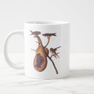 Vintage Audubon Lila Svala Fågel Jumbo Mugg