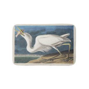 Vintage Audubon Storskarv Fågelkonst Badrumsmatta