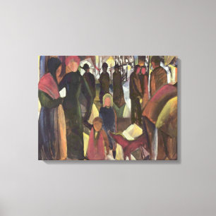 Vintage August Macke Farewell Canvastryck
