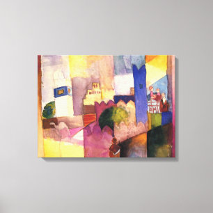 Vintage August Macke Kairouan Canvastryck