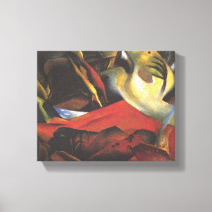 Vintage August Macke the Tempest Canvastryck