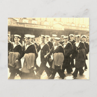 Vintage Aussie Sailors Vykort