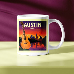 Vintage Austin Texas Kaffemugg
