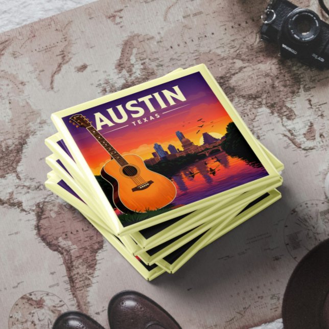 Vintage Austin Texas Magnet (Skapare uppladdad)