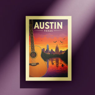 Vintage Austin Texas Vykort