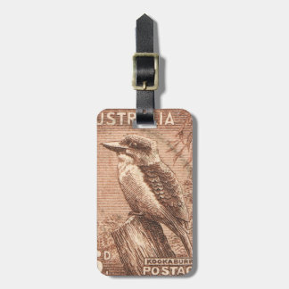 Vintage Australia Kookaburra Bird Bagagebricka