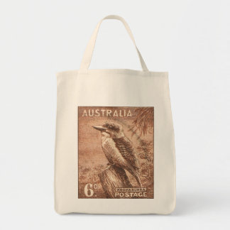 Vintage Australia Kookaburra Bird Tygkasse