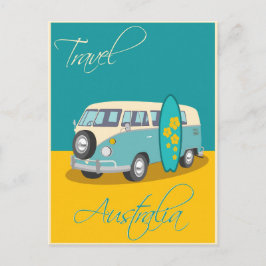 Vintage Australia Travel Poster Vykort