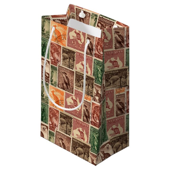 Vintage Australian Animal Postage Frimärke Collect (Framsidan Vinklad)