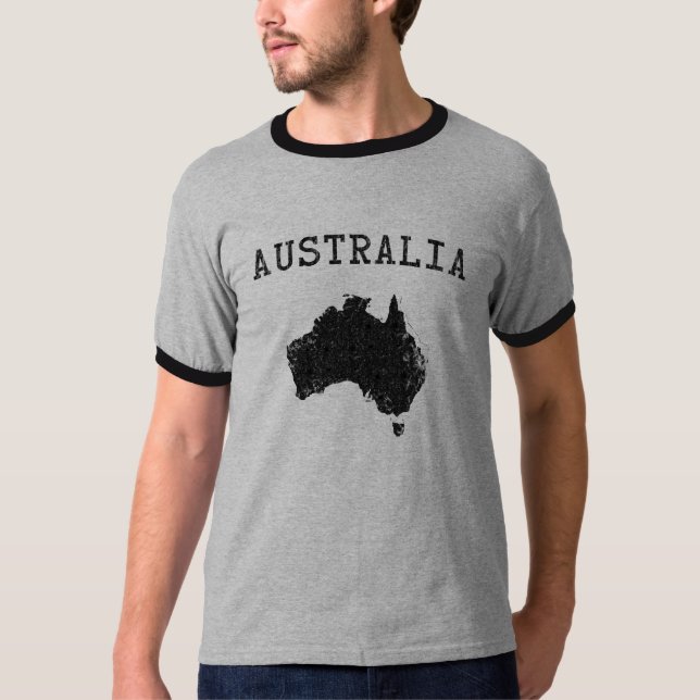 Vintage Australien T-Shirt (Framsida)