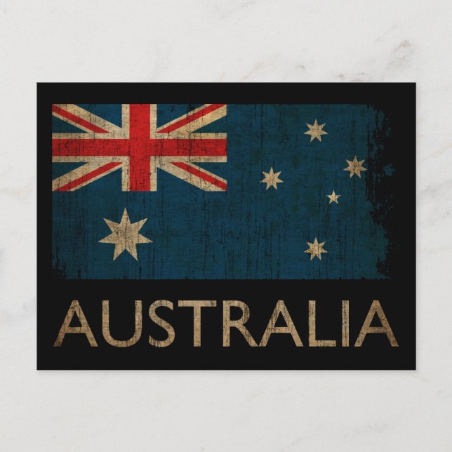 Vintage Australien Vykort (Framsida)