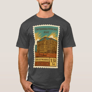 Vintage Austria Postage Stamp Shirt T
