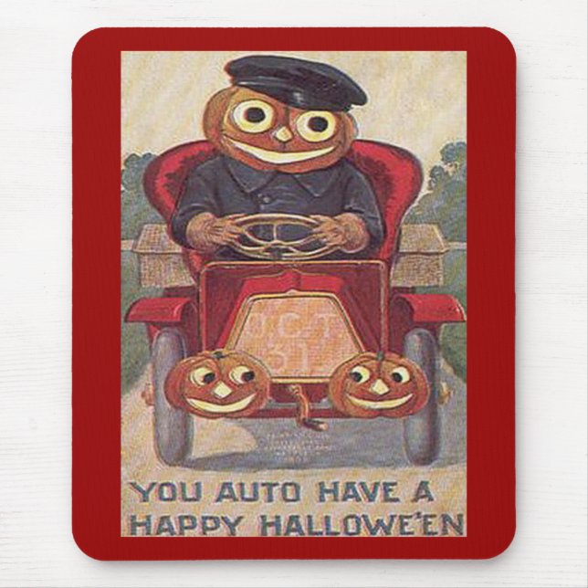 Vintage Auto Halloween Musmatta (Framsidan)