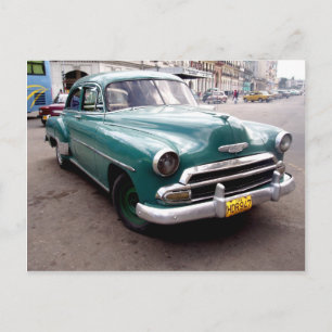 Vintage Auto på Kuba Vykort