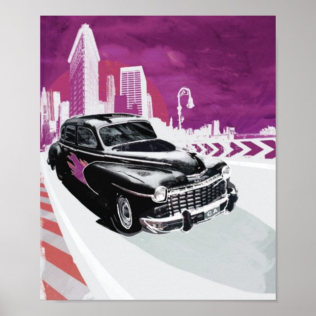 Vintage Auto Poster (Framsidan)
