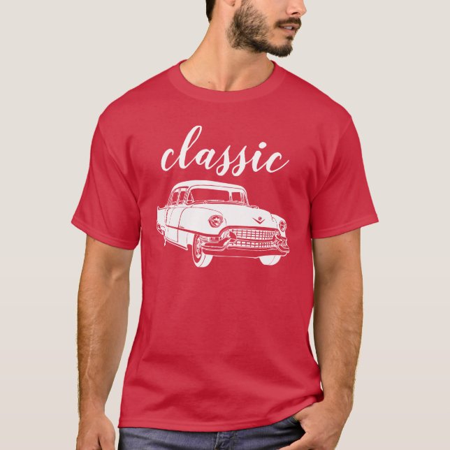 Vintage Automobile | Klassisk bil T Shirt (Framsida)