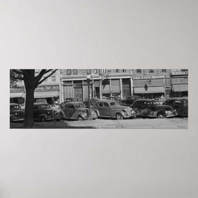 Vintage Automobiles Poster (Framsidan)