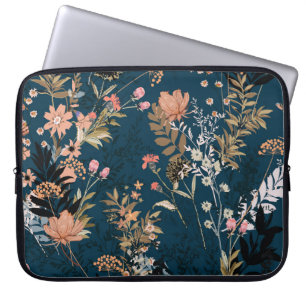 Vintage Autumn Berries Seamless Mönster Laptop Fodral