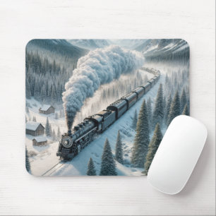 Vintage av ånglok i Snowy Valley Musmatta