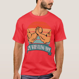 vintage av arm Wrestling Mamma T Shirt
