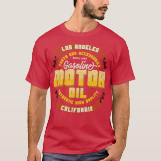 vintage av bensin anpassningsbar california los a t shirt