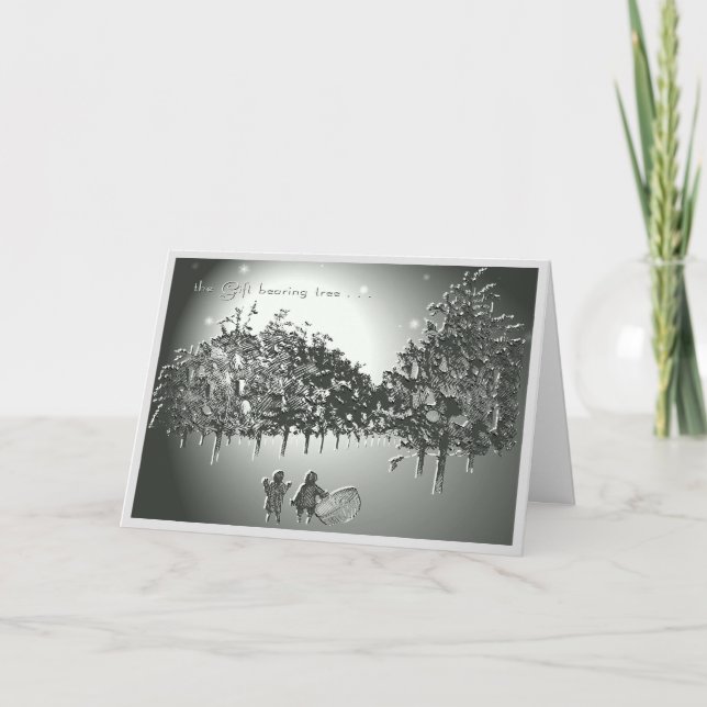 vintage AV CHRISTMAS Helgkort (Framsida)