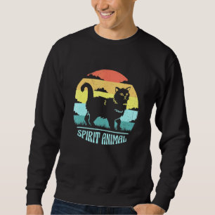 Vintage av Coola från katter av animaliskt ursprun Lång Ärmad Tröja