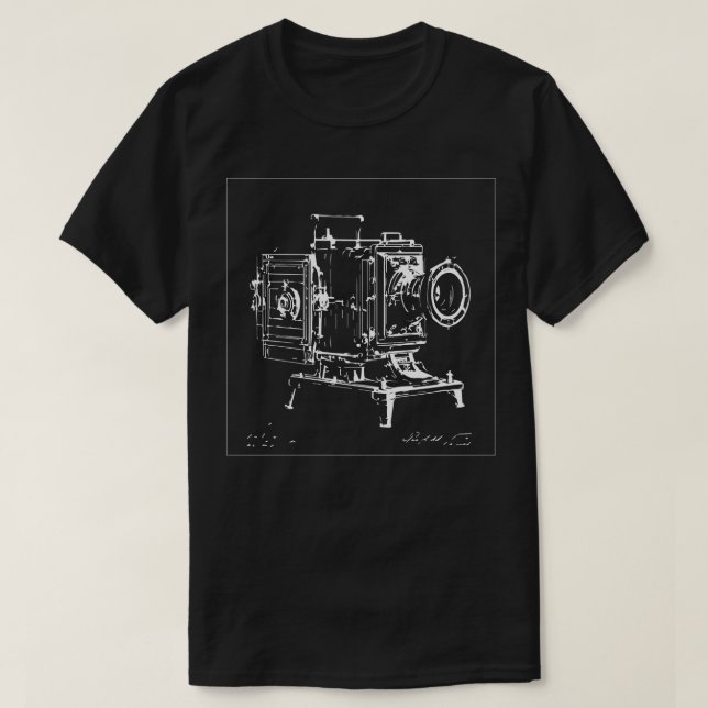 vintage av filmkamerans utformning t shirt (Design framsida)