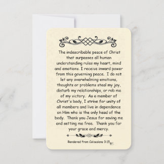 Vintage av  för krypteringsanteckningskort 3:15