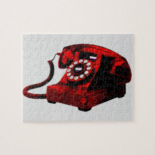 Vintage av gamla popup-skrivbord pussel