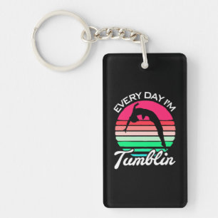 Vintage av Gymnast Retro Tumblin