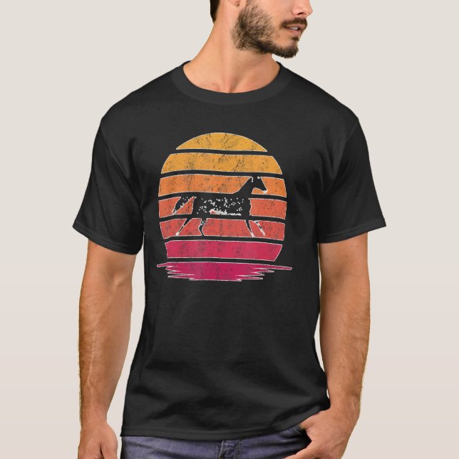 Vintage av häst t shirt (Framsida)