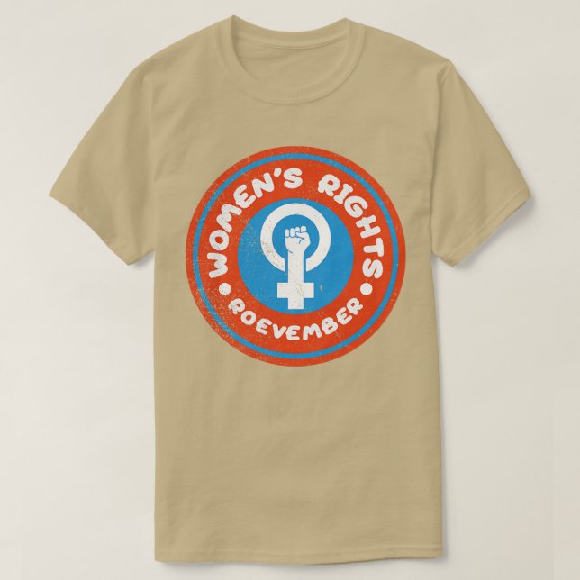 Vintage av kvinnans Höger - översikt T Shirt (Design framsida)