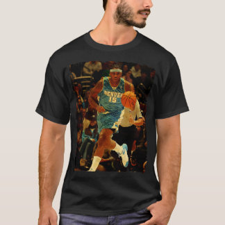 vintage av melo Anthony-utformning av basket 3 T Shirt