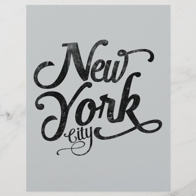 Vintage av New York City (Framsida)