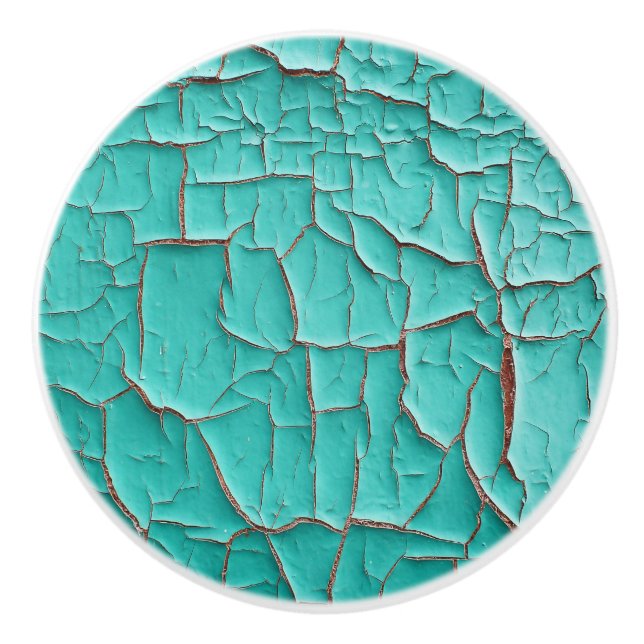 Vintage av rostblått grönt för färgskalning knopp (Framsidan)