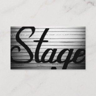 vintage av scensignatur visitkort
