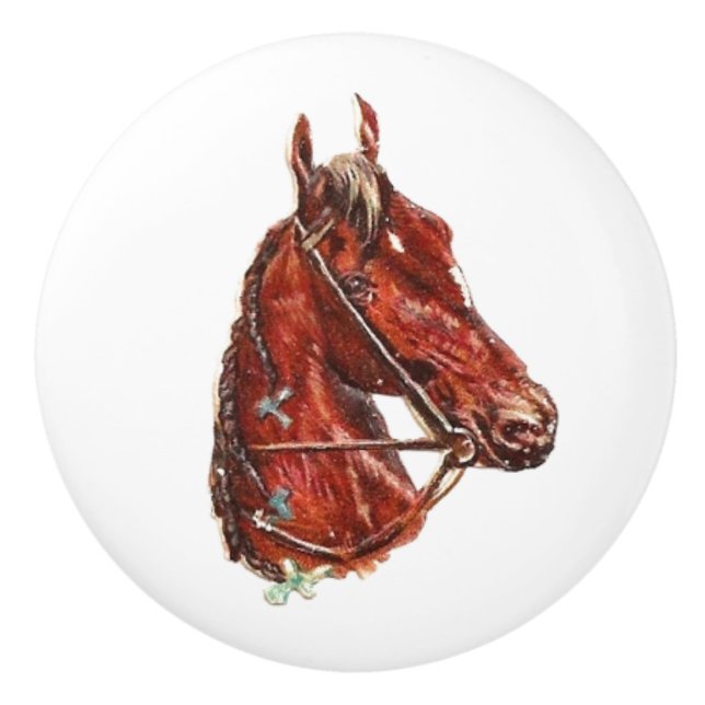 vintage av söt brunstststam knopp (Framsidan)