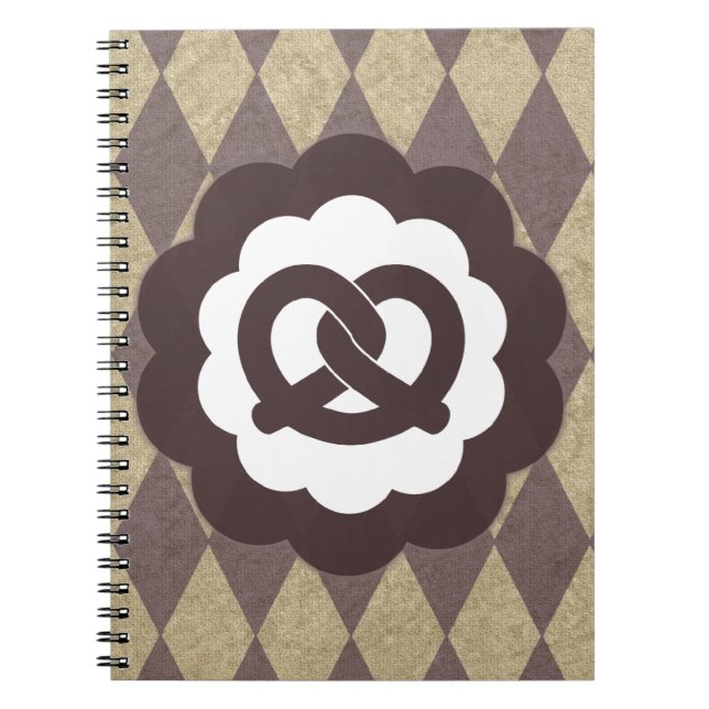 vintage av sötsaker anteckningsbok med spiral (Framsidan)