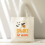 Vintage av talarsäsongen - Halloween-presenter Tygkasse<br><div class="desc">Vintage för sommarsäsong Halloween till påssäcken vintage retro söt spöken jack-o-lyktor till påsen,  Halloween-gåvor till henne,  Halloween-gåvor till mamma,  Halloween till påsen</div>