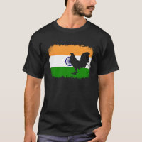 Vintage av vildfågel Indien Indiska flagga gaff tu